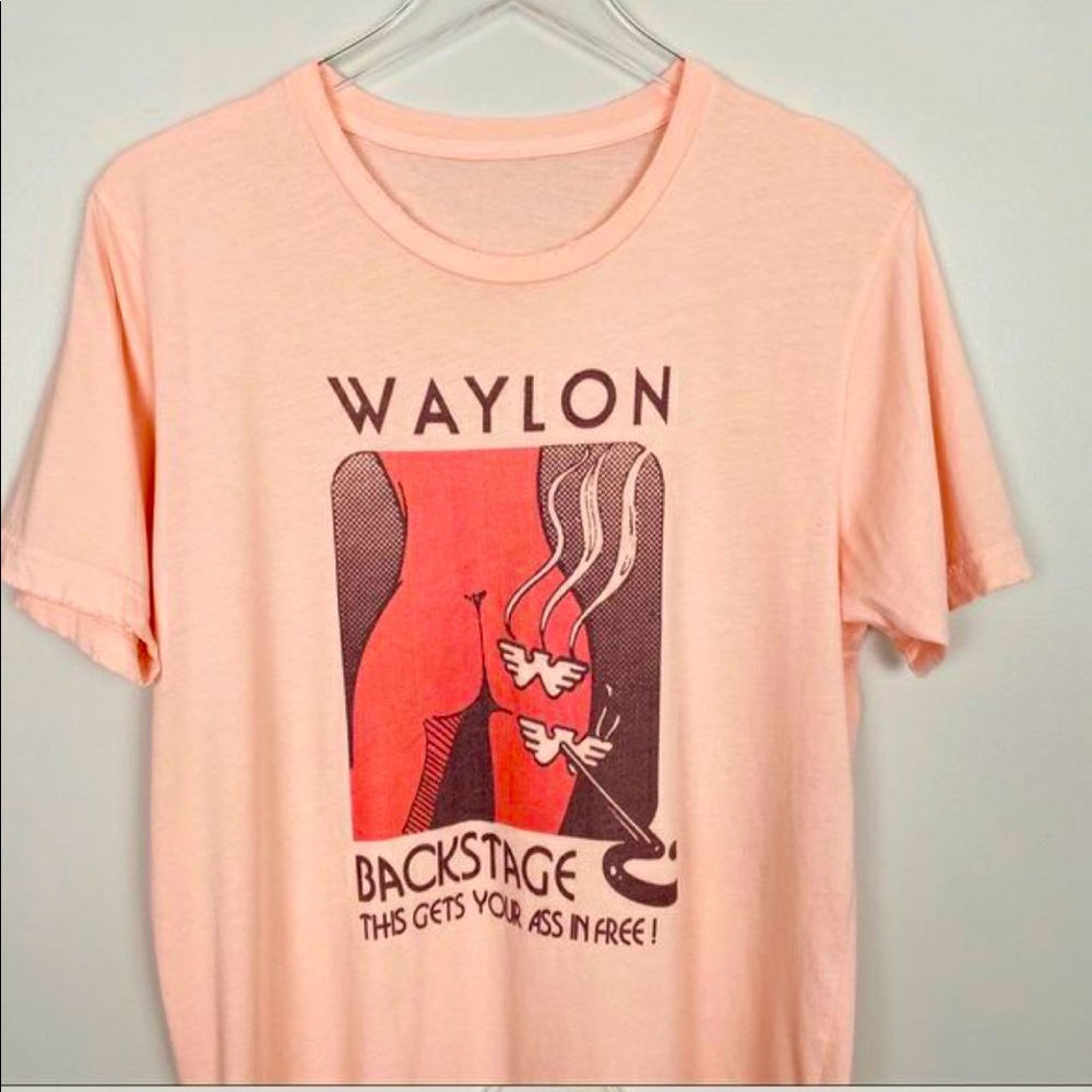 ISO!! Waylon Jennings Backstage Ass in Free Tee